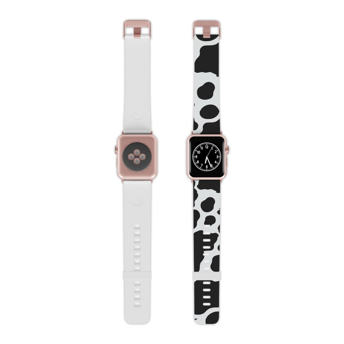  Bold Black and White Cow Apple Watch Band - BOGO Cases