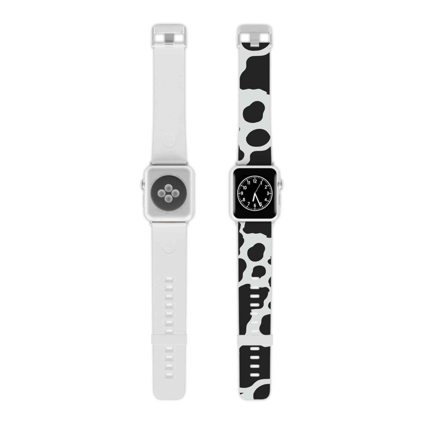  Bold Black and White Cow Apple Watch Band - BOGO Cases