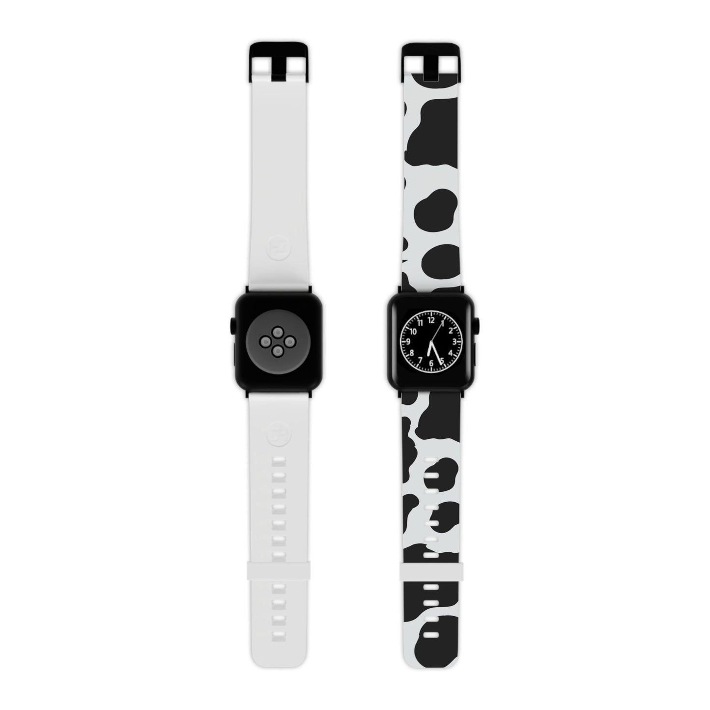  Bold Black and White Cow Apple Watch Band - BOGO Cases