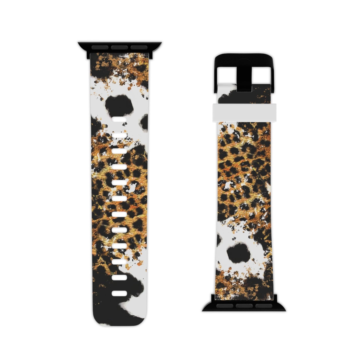 Bold Leopard Ink Splash Apple Watch Band - BOGO Cases