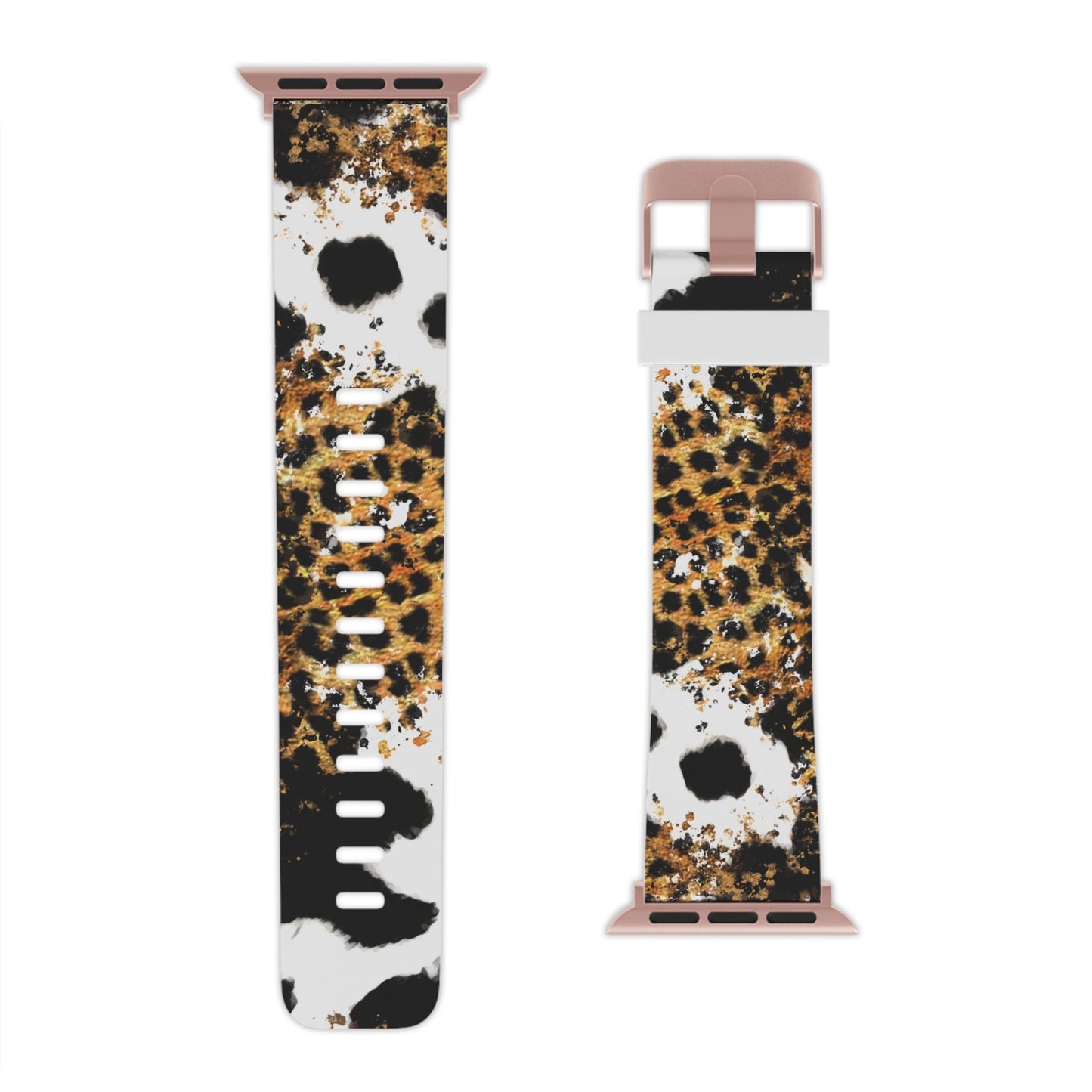 Bold Leopard Ink Splash Apple Watch Band - BOGO Cases