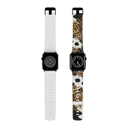 Bold Leopard Ink Splash Apple Watch Band - BOGO Cases
