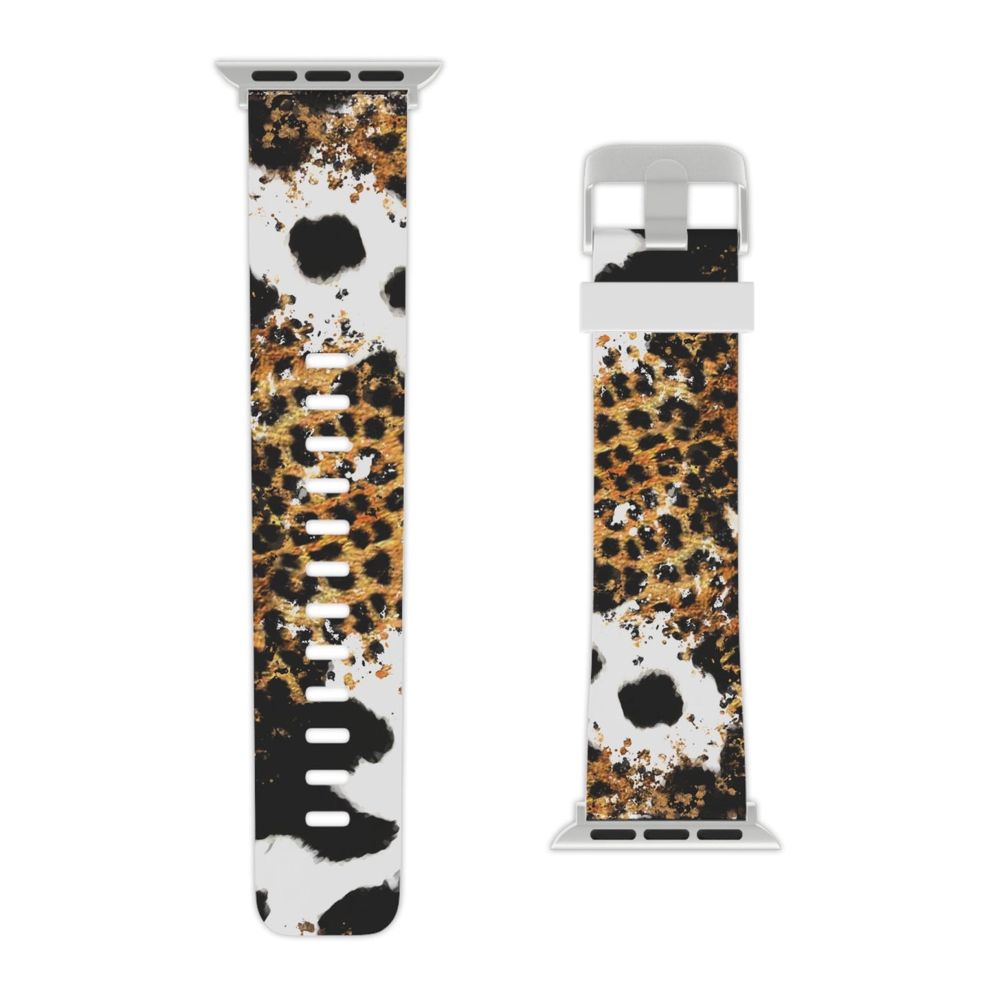 Bold Leopard Ink Splash Apple Watch Band - BOGO Cases