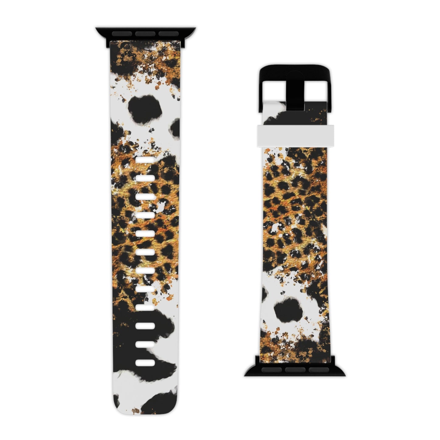 Bold Leopard Ink Splash Apple Watch Band - BOGO Cases