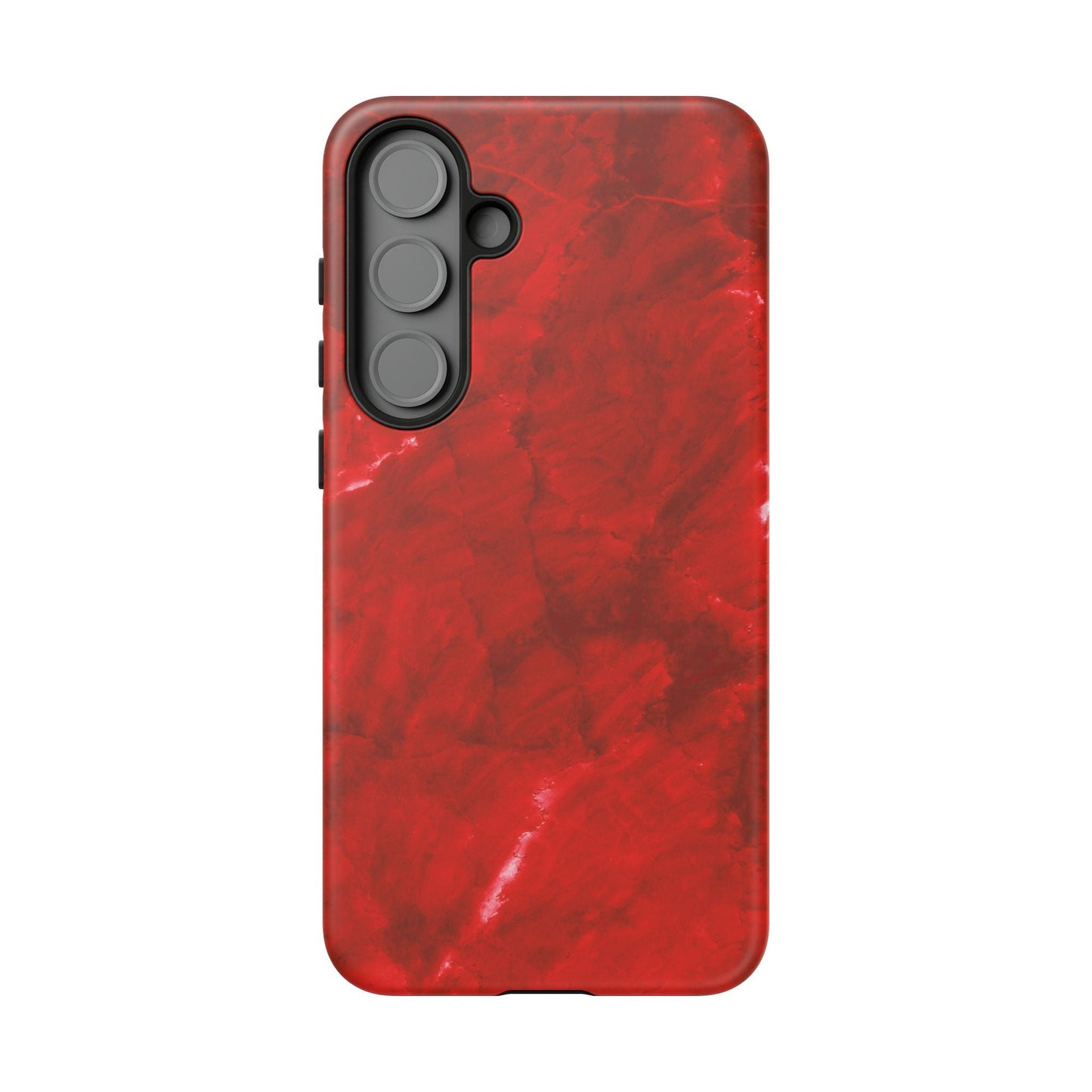 Bold Red Marble Samsung Galaxy Case – Luxe Modern Design with Vibrant Finish - BOGO Cases