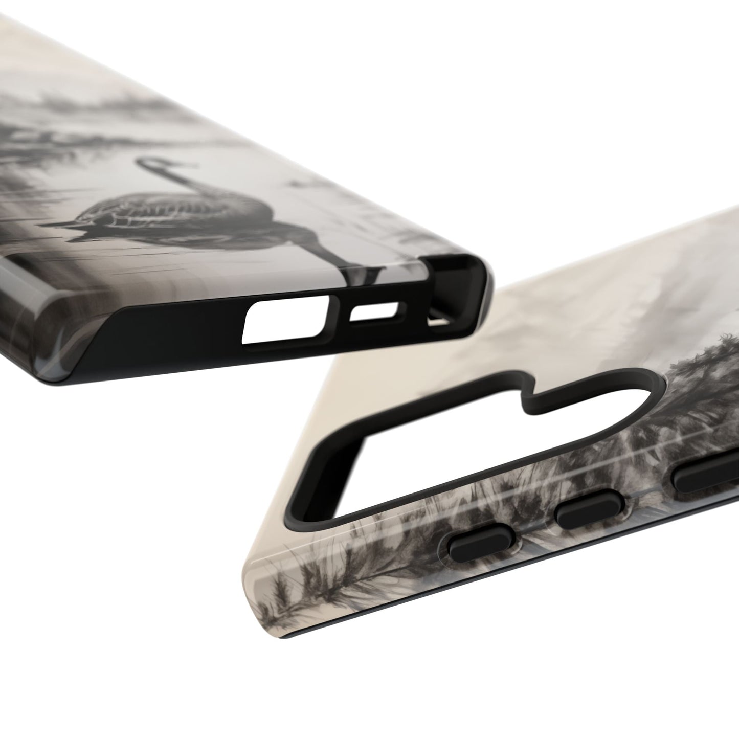 Canadian Goose Phone Case - Charcoal Sketch Design! - BOGO Cases