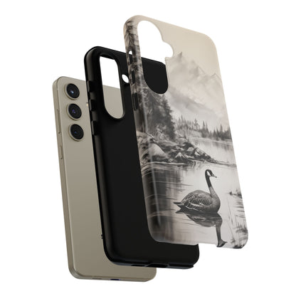 Canadian Goose Phone Case - Charcoal Sketch Design! - BOGO Cases