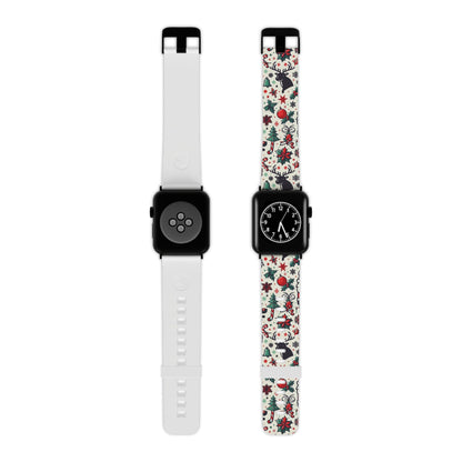 Cartoon Christmas Cheer Apple Watch Band - BOGO Cases