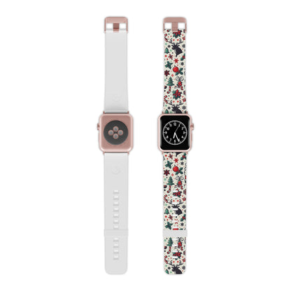 Cartoon Christmas Cheer Apple Watch Band - BOGO Cases