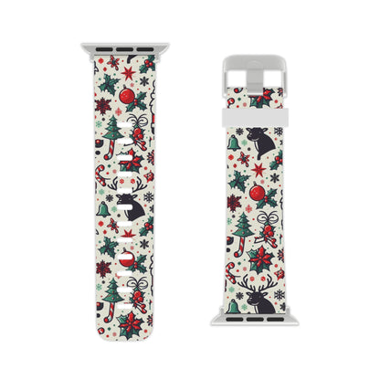 Cartoon Christmas Cheer Apple Watch Band - BOGO Cases
