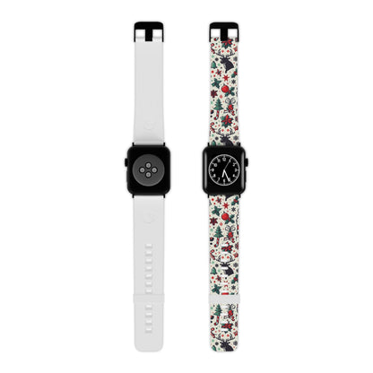 Cartoon Christmas Cheer Apple Watch Band - BOGO Cases