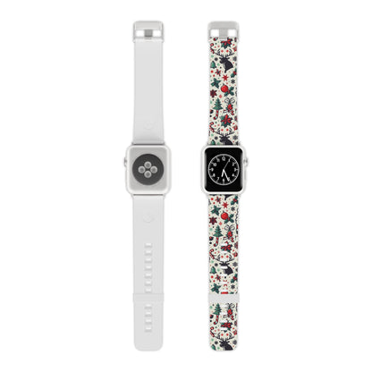 Cartoon Christmas Cheer Apple Watch Band - BOGO Cases
