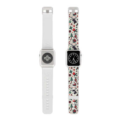 Cartoon Christmas Cheer Apple Watch Band - BOGO Cases