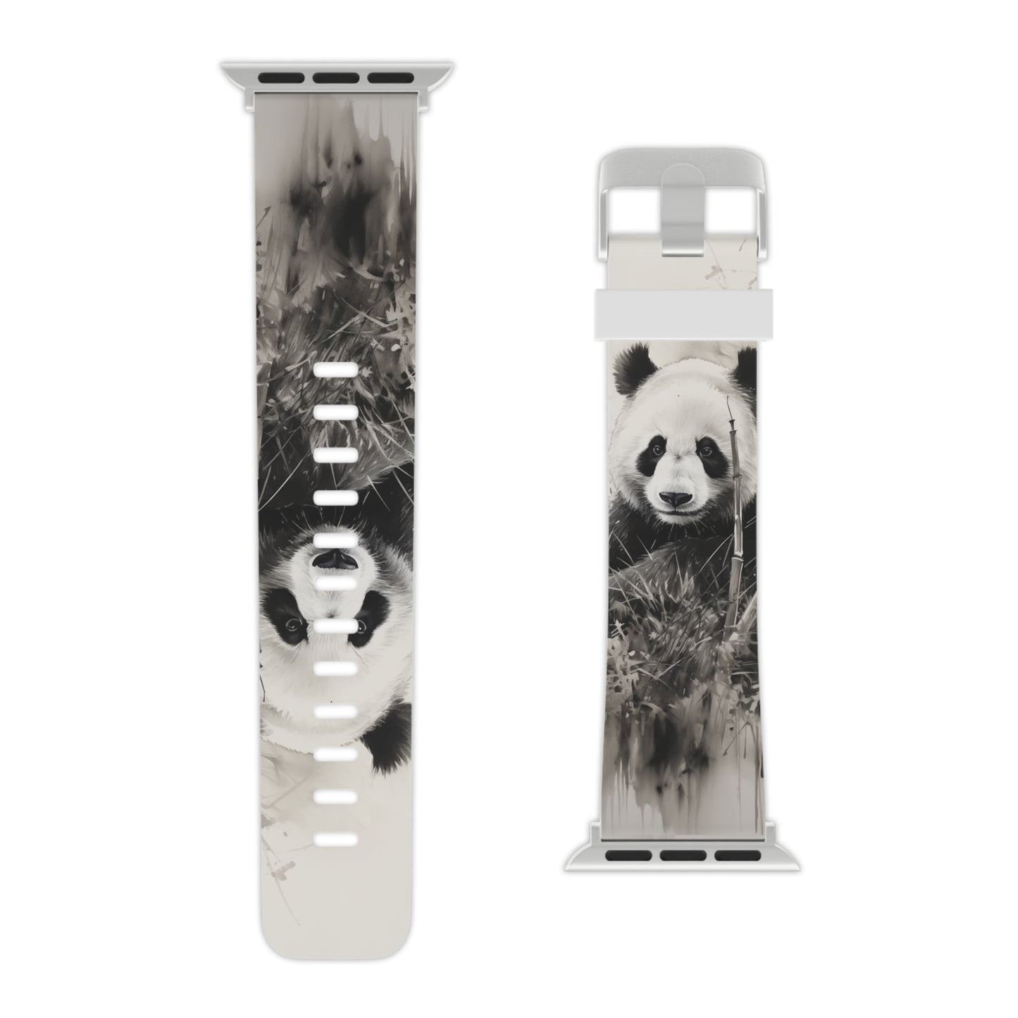 Charcoal Art Panda Bear Apple Watch Band - BOGO Cases