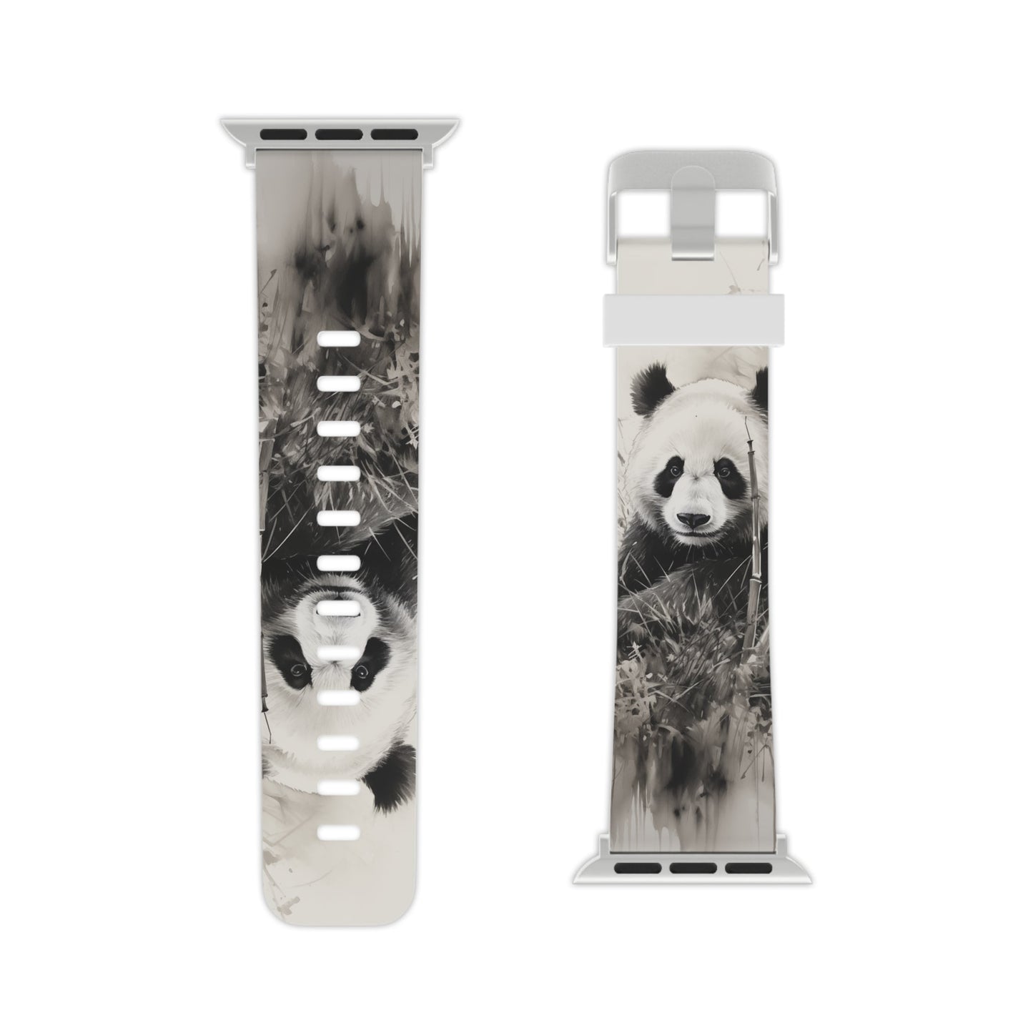 Charcoal Art Panda Bear Apple Watch Band - BOGO Cases