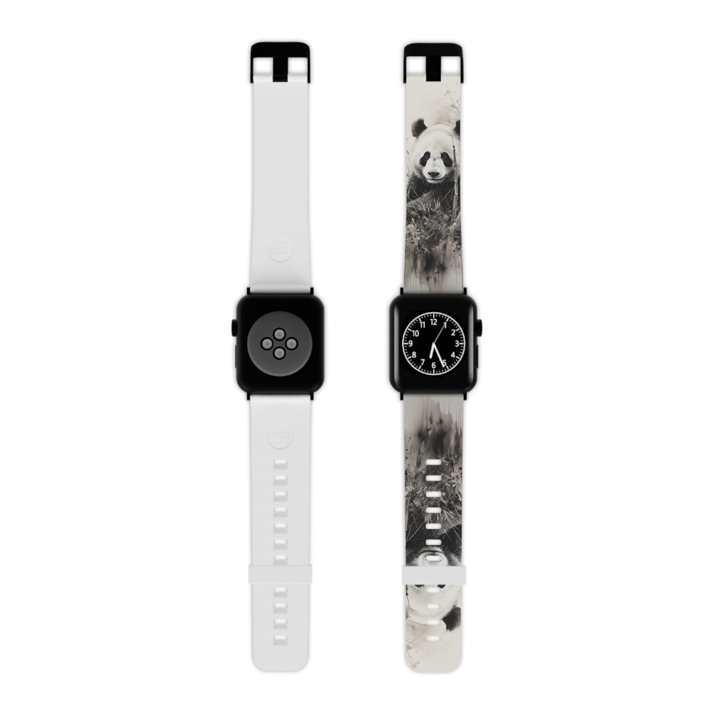 Charcoal Art Panda Bear Apple Watch Band - BOGO Cases