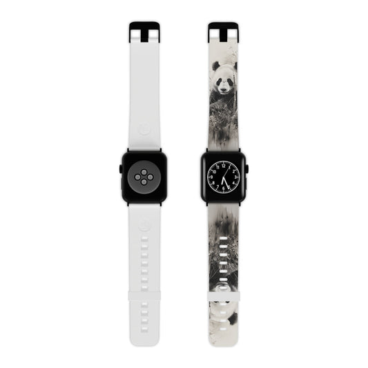 Charcoal Art Panda Bear Apple Watch Band - BOGO Cases