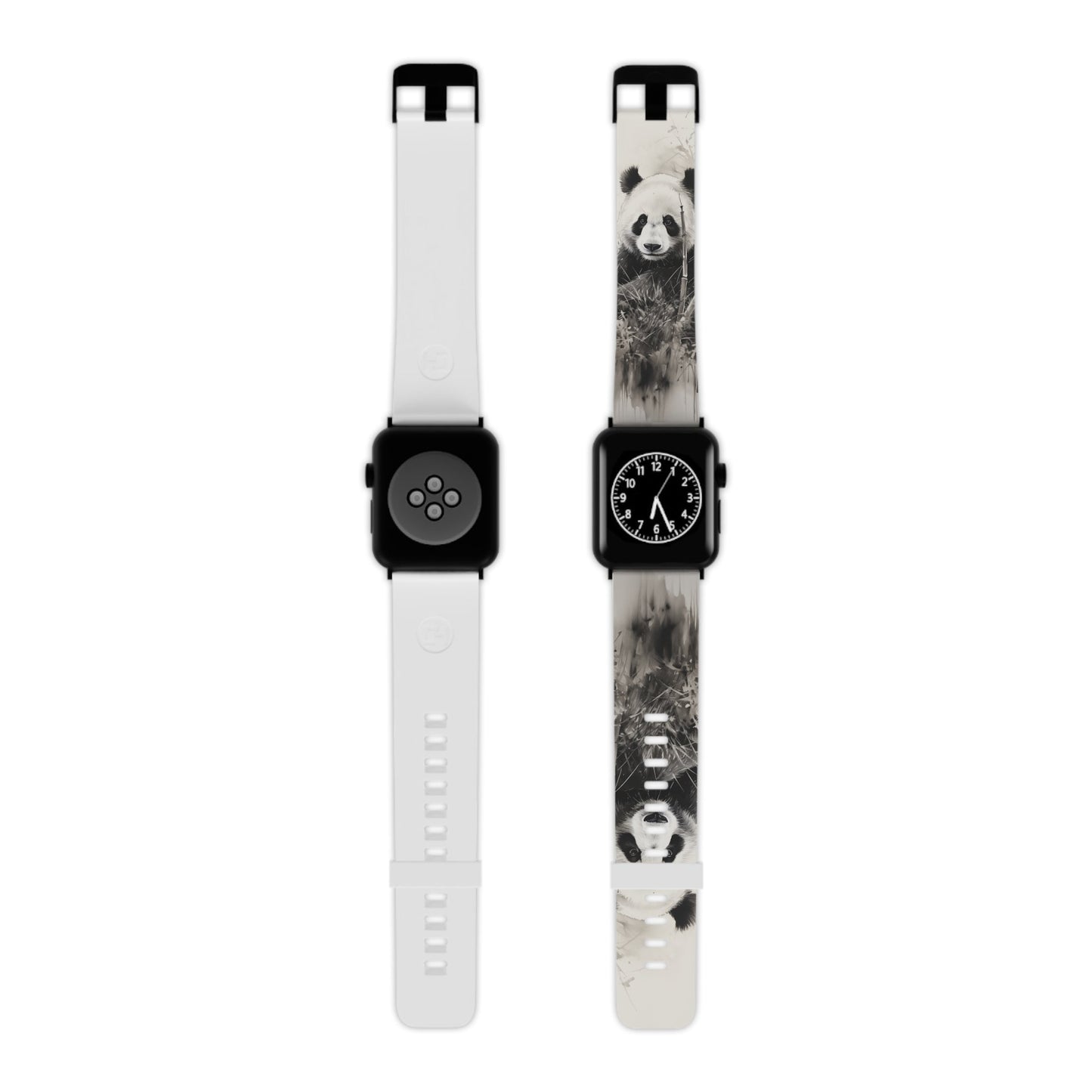 Charcoal Art Panda Bear Apple Watch Band - BOGO Cases