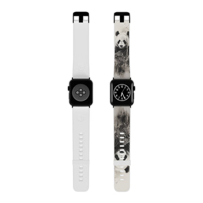 Charcoal Art Panda Bear Apple Watch Band - BOGO Cases