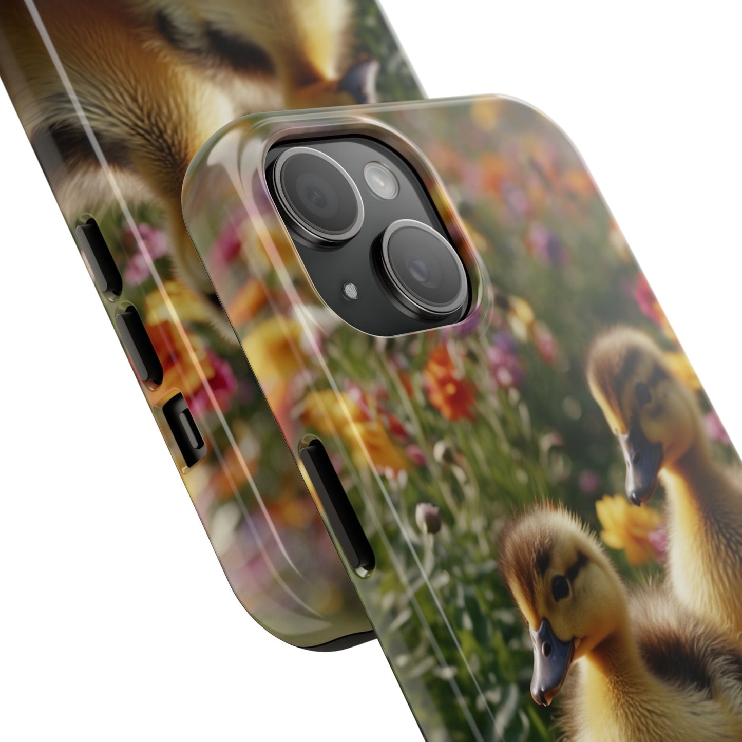 Charming Ducklings in Floral Garden - iPhone Case - BOGO Cases