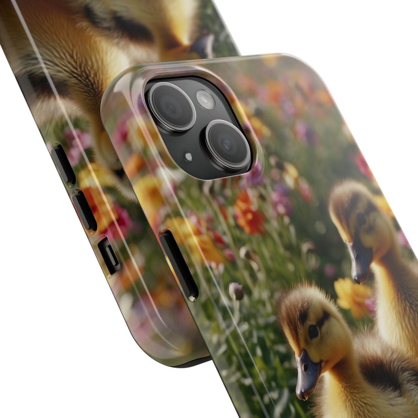 Charming Ducklings in Floral Garden - iPhone Case - BOGO Cases