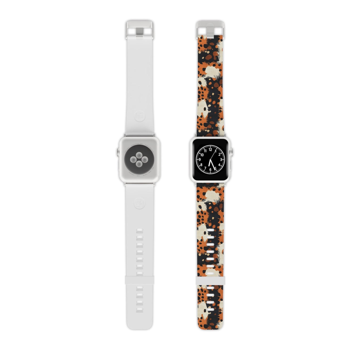 Cheetah Plaid Brown & Black Pattern Apple Watch Band - BOGO Cases