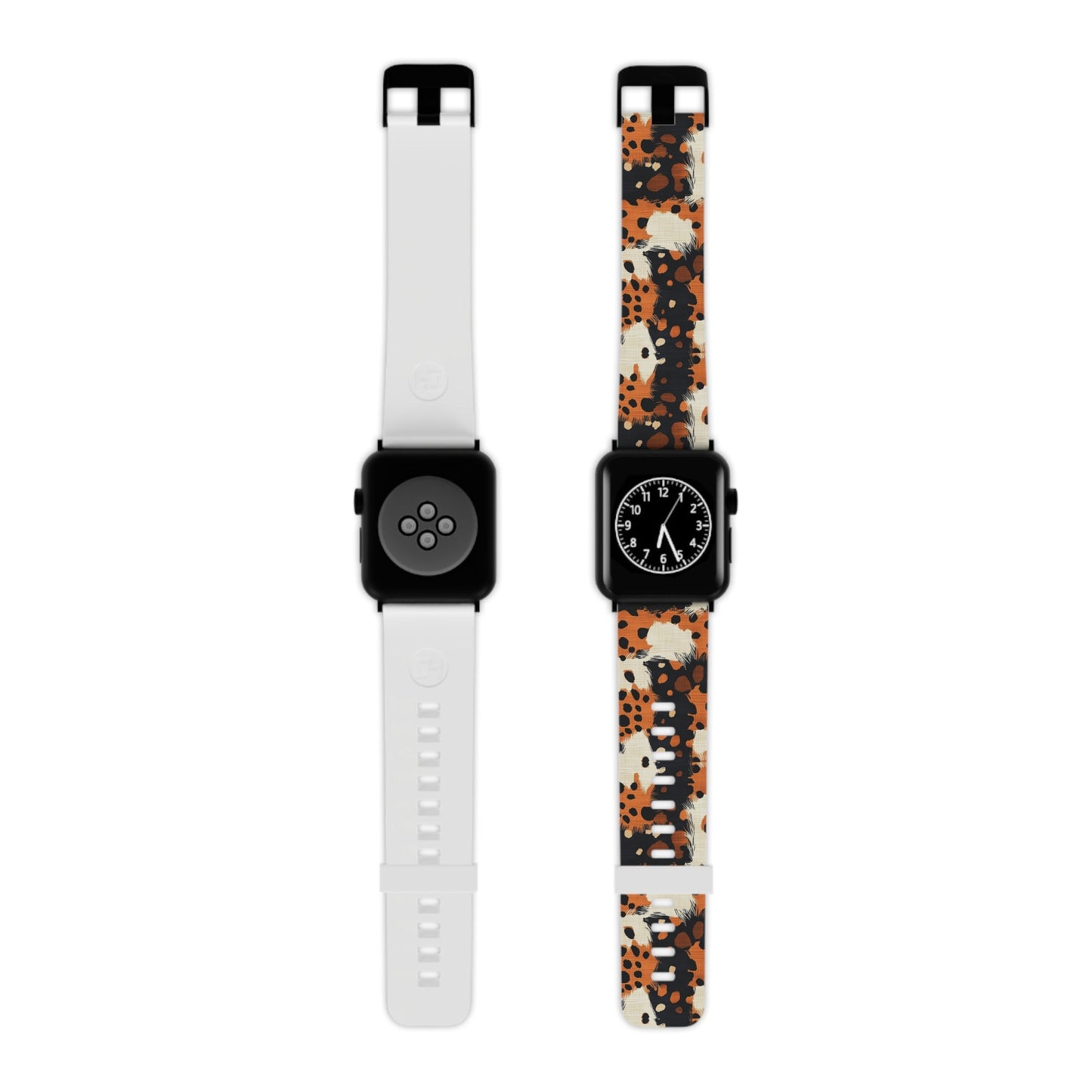 Cheetah Plaid Brown & Black Pattern Apple Watch Band - BOGO Cases