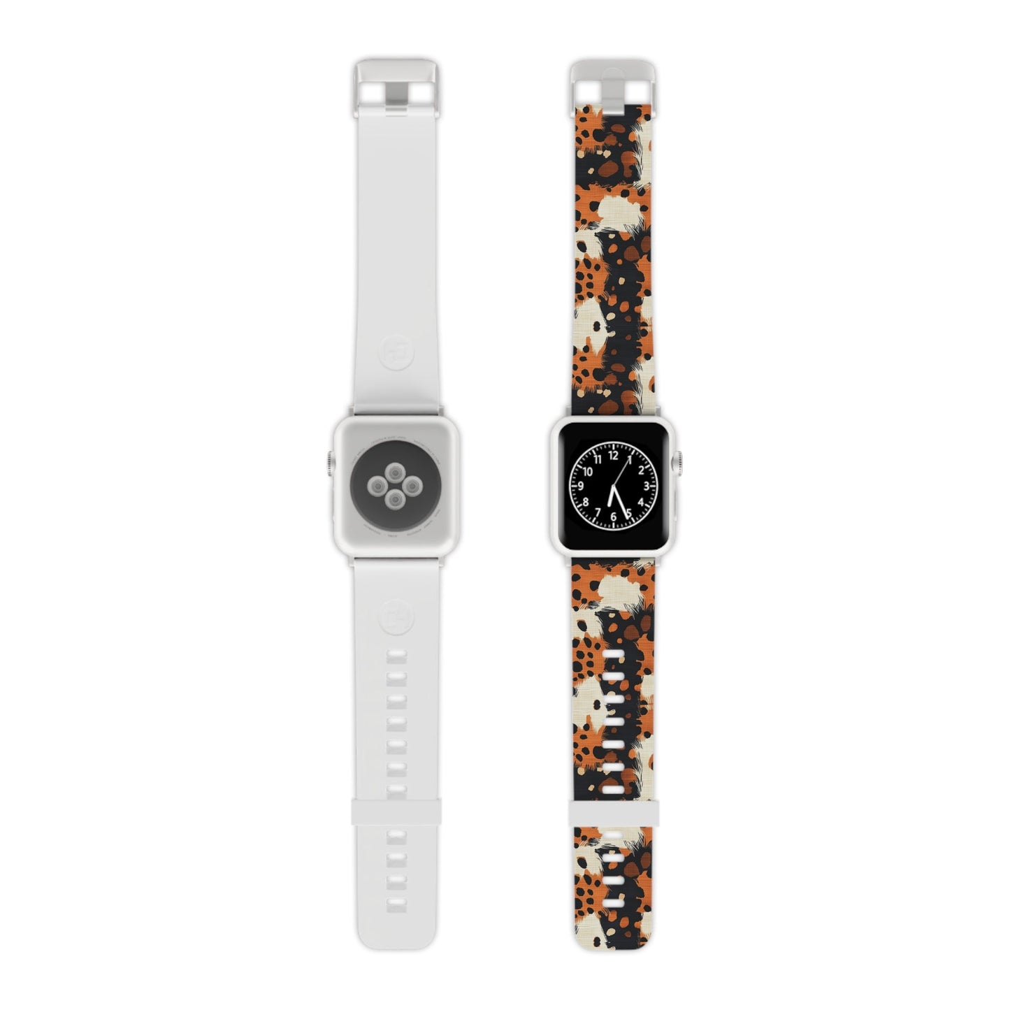 Cheetah Plaid Brown & Black Pattern Apple Watch Band - BOGO Cases