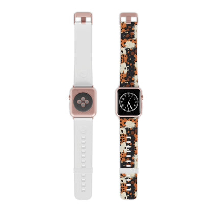 Cheetah Plaid Brown & Black Pattern Apple Watch Band - BOGO Cases