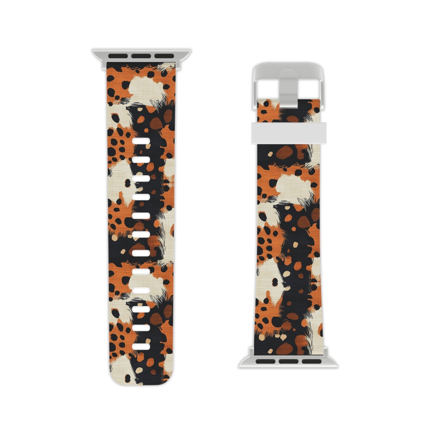 Cheetah Plaid Brown & Black Pattern Apple Watch Band - BOGO Cases