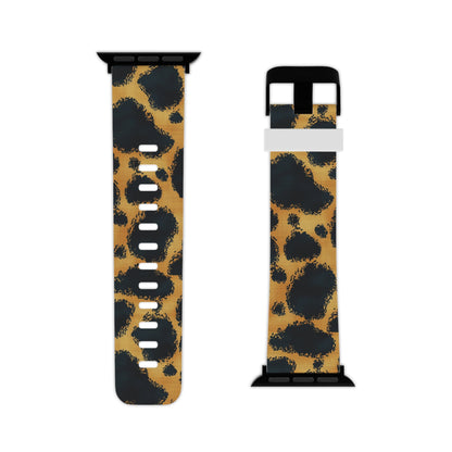 Cheetah Print Bold & Fierce Design Apple Watch Band - BOGO Cases