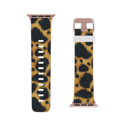 Cheetah Print Bold & Fierce Design Apple Watch Band - BOGO Cases