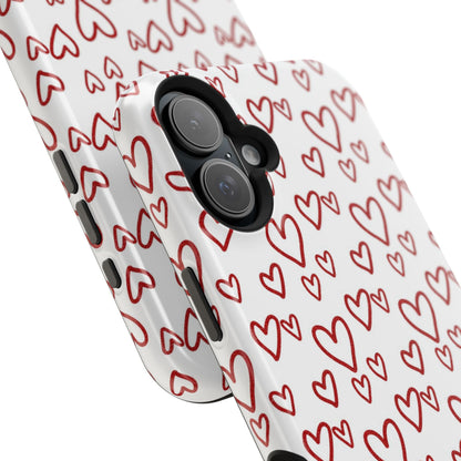 Classic Hearts MagSafe iPhone Case - BOGO Cases
