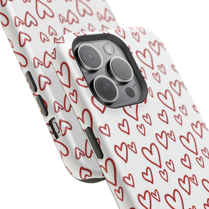 Classic Hearts MagSafe iPhone Case - BOGO Cases