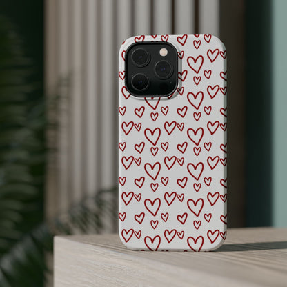 Classic Hearts MagSafe iPhone Case - BOGO Cases