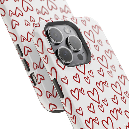Classic Hearts MagSafe iPhone Case - BOGO Cases