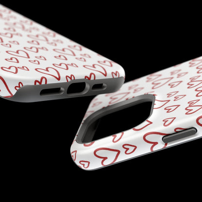 Classic Hearts MagSafe iPhone Case - BOGO Cases