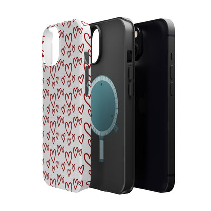 Classic Hearts MagSafe iPhone Case - BOGO Cases