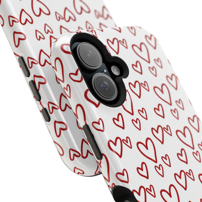 Classic Hearts MagSafe iPhone Case - BOGO Cases