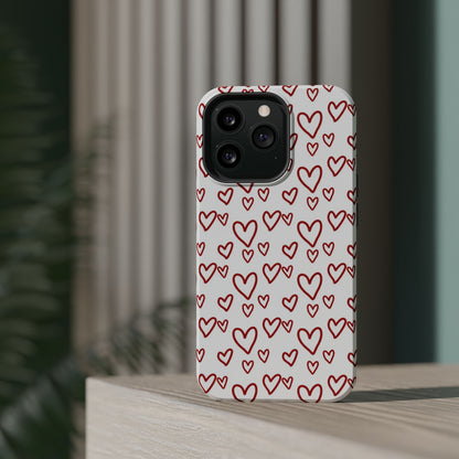 Classic Hearts MagSafe iPhone Case - BOGO Cases