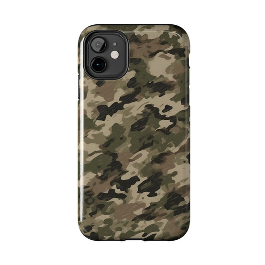 Classic Light Brown Camouflage – Durable iPhone Case with Timeless Design - BOGO Cases