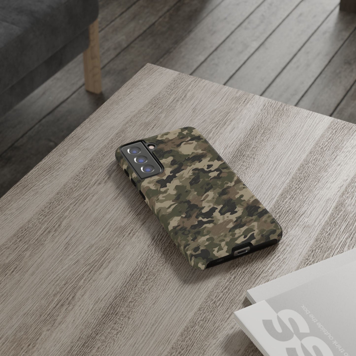 Classic Light Brown Camouflage – Premium Samsung Galaxy Case, Rugged and Stylish - BOGO Cases