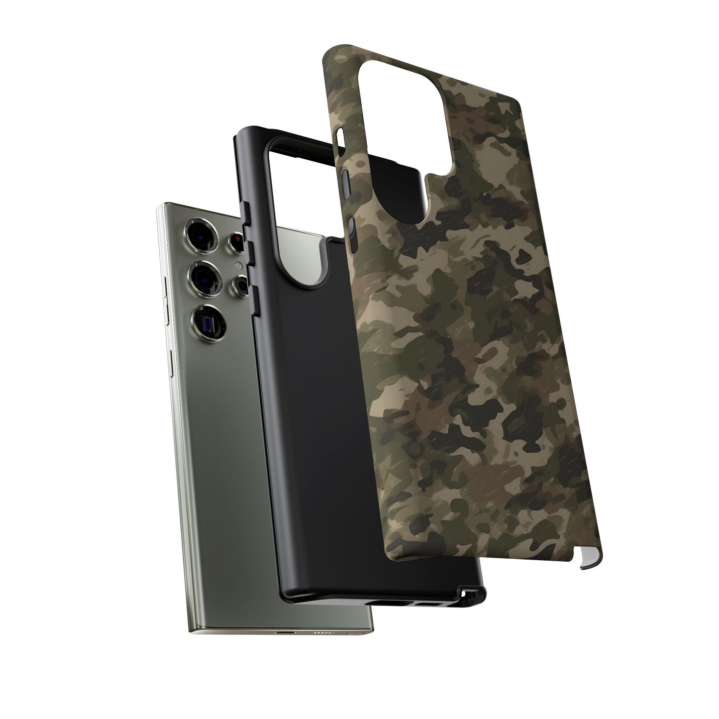 Classic Light Brown Camouflage – Premium Samsung Galaxy Case, Rugged and Stylish - BOGO Cases