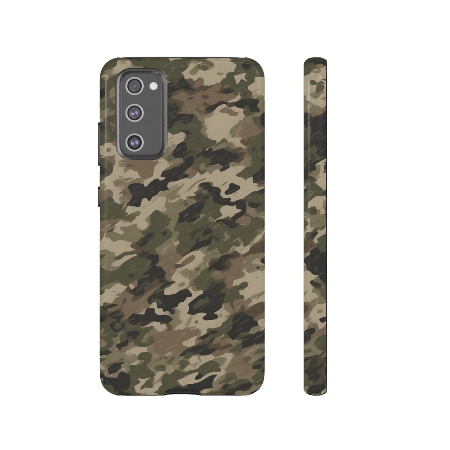 Classic Light Brown Camouflage – Premium Samsung Galaxy Case, Rugged and Stylish - BOGO Cases