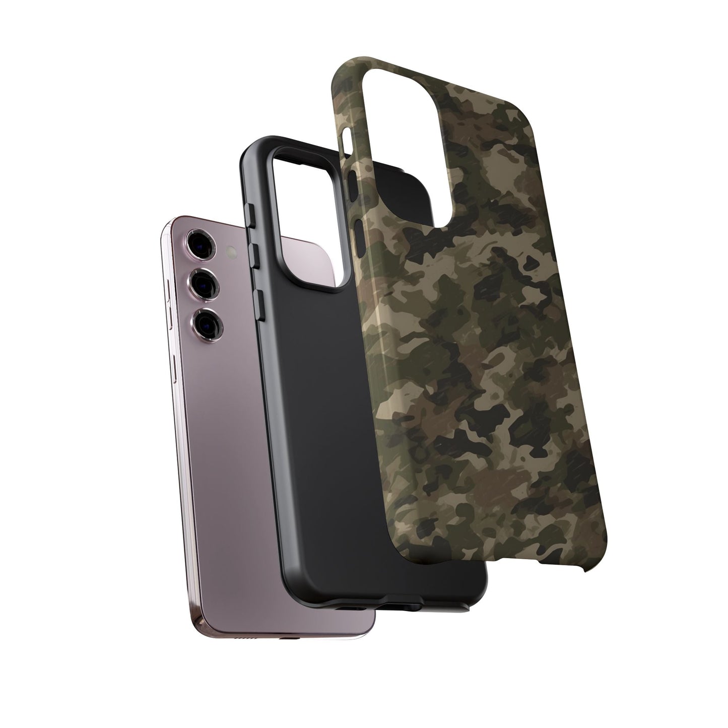 Classic Light Brown Camouflage – Premium Samsung Galaxy Case, Rugged and Stylish - BOGO Cases