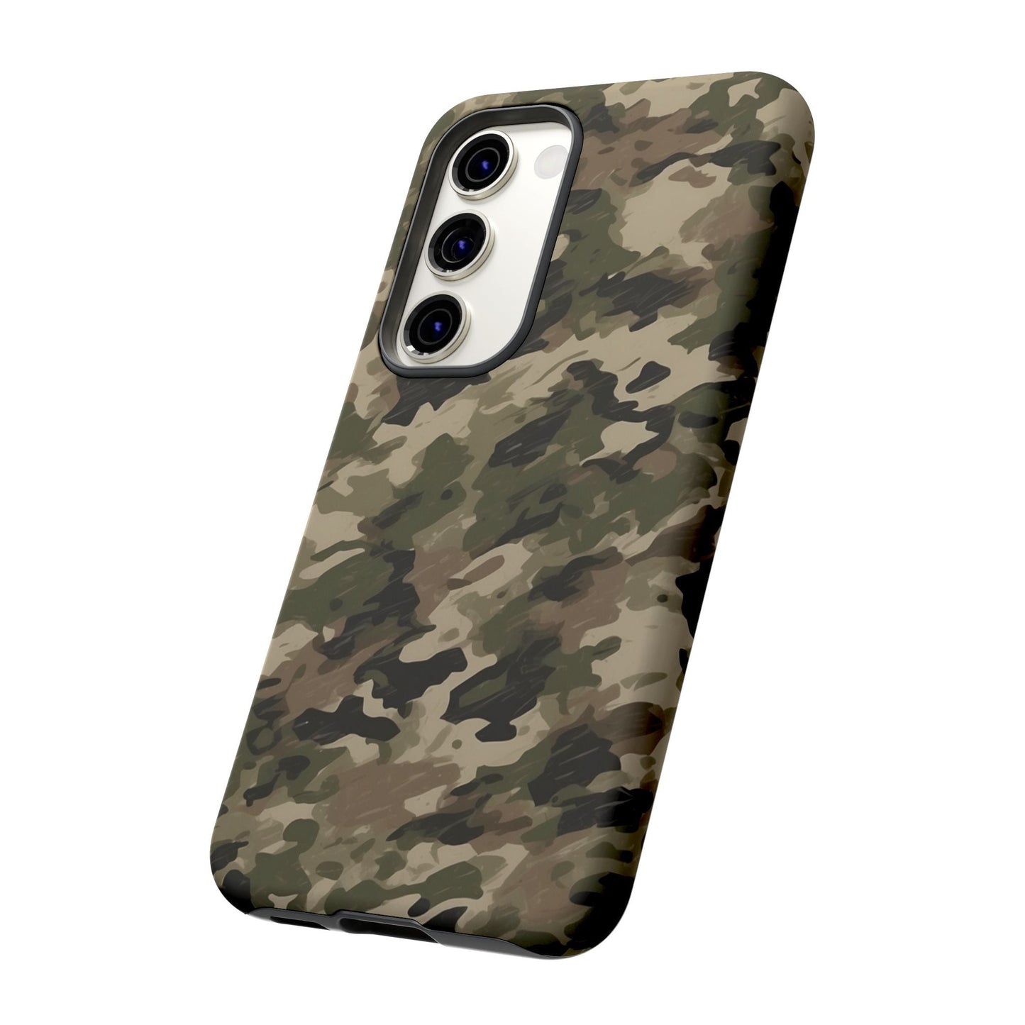 Classic Light Brown Camouflage – Premium Samsung Galaxy Case, Rugged and Stylish - BOGO Cases