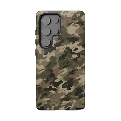 Classic Light Brown Camouflage – Premium Samsung Galaxy Case, Rugged and Stylish - BOGO Cases