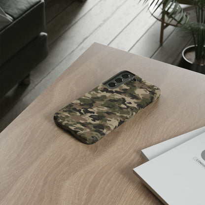 Classic Light Brown Camouflage – Premium Samsung Galaxy Case, Rugged and Stylish - BOGO Cases