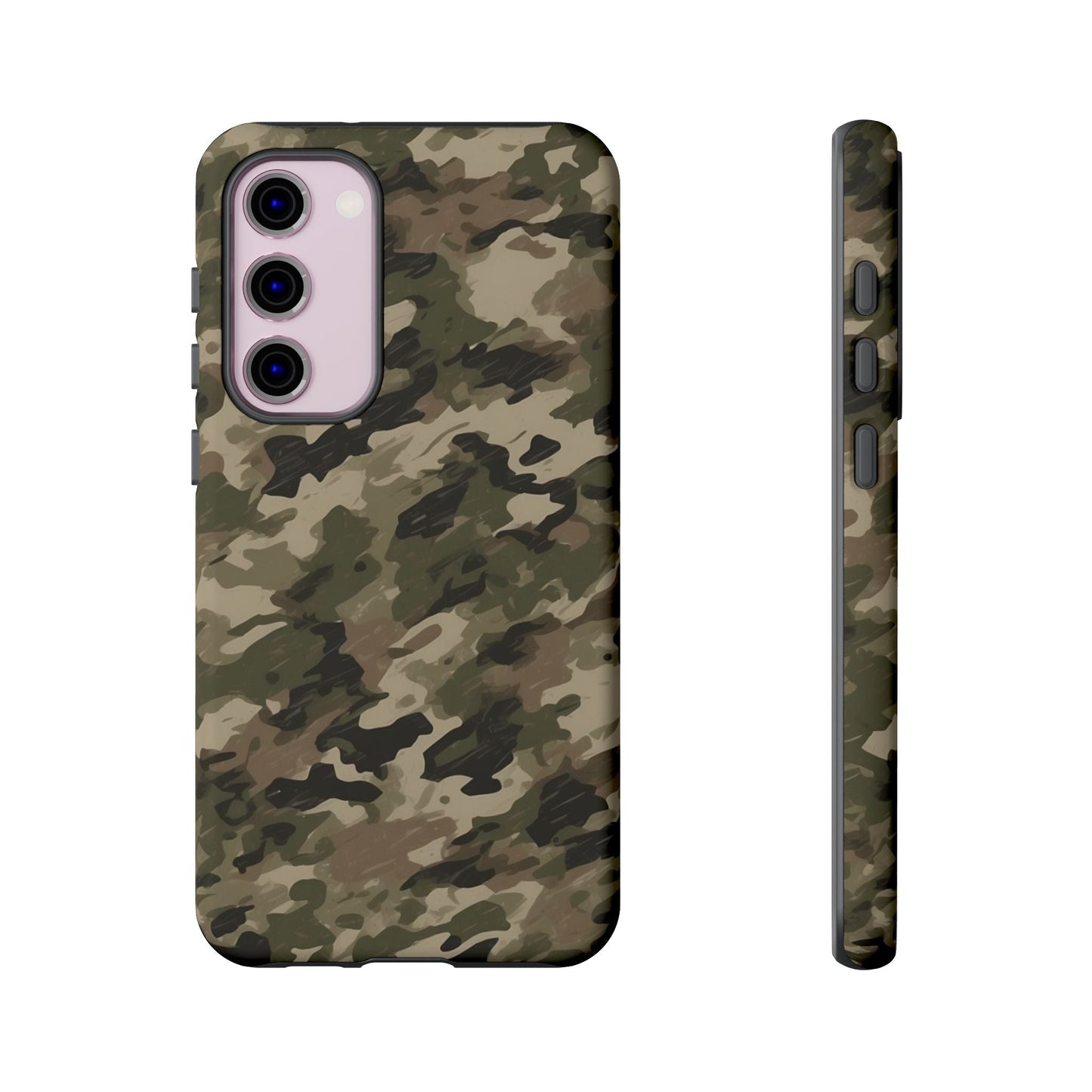 Classic Light Brown Camouflage – Premium Samsung Galaxy Case, Rugged and Stylish - BOGO Cases