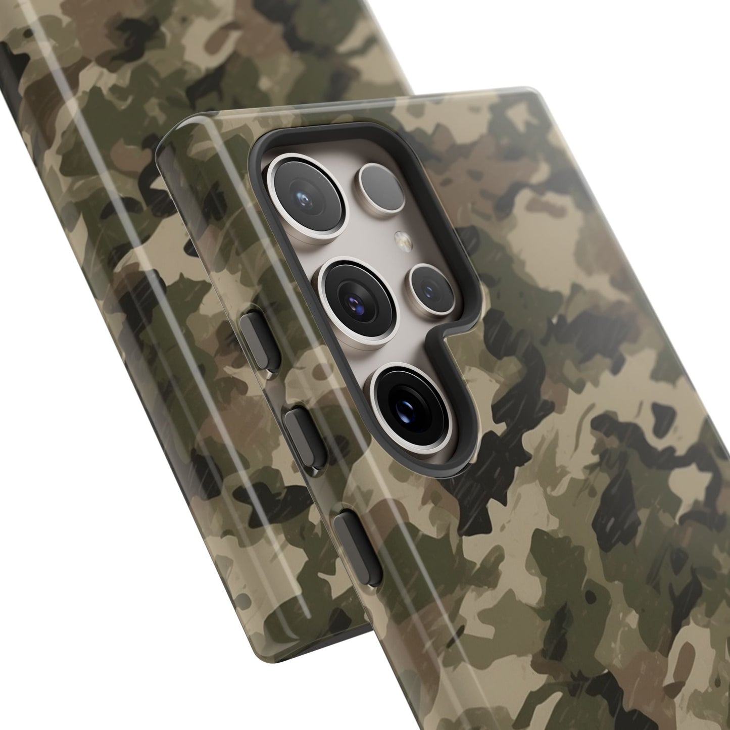 Classic Light Brown Camouflage – Premium Samsung Galaxy Case, Rugged and Stylish - BOGO Cases